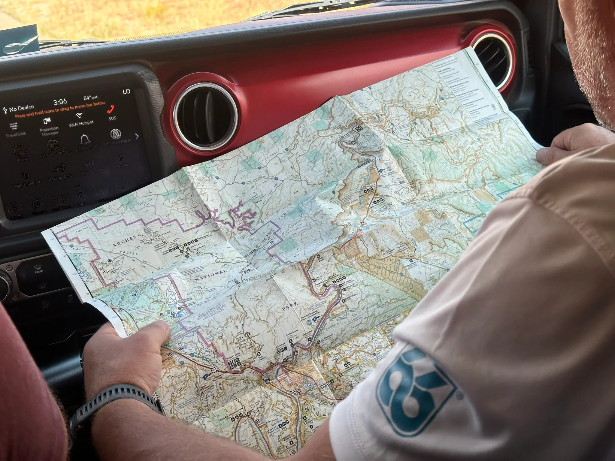 planowanie trasy mapa jeep wyprawa offroad usa nawigacja